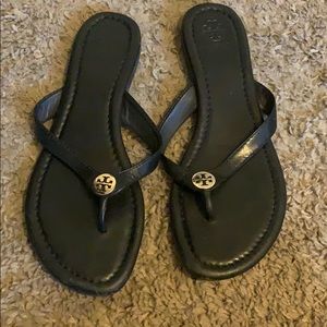 🚫🚫SOLD🚫🚫 Tory Burch Leather Thong Sandals